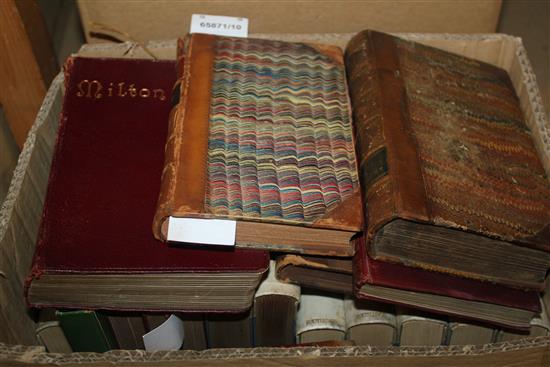 PLUTARCHS Lives, vols I-VI, 1798, Chambers Pocket Miscellany vols 1-8, 1852, Blackfriars Ruskin Series (13), misc small bindings etc.